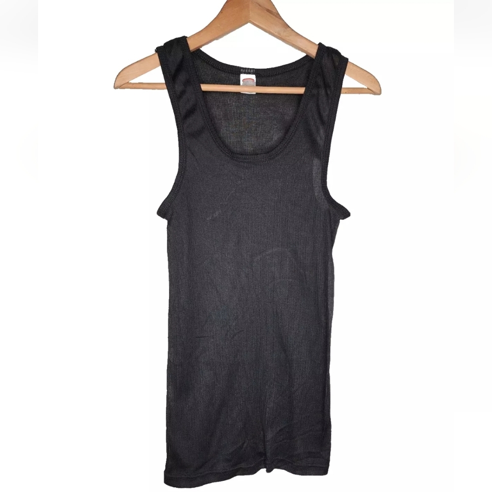Hunter Ribbed Tank Top in Black New Without Tags